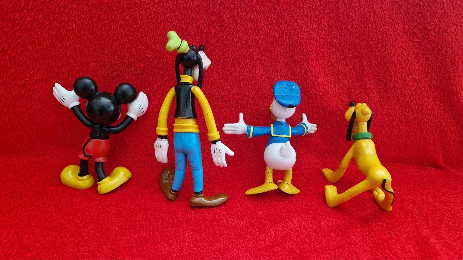 Walt Disney rubberen figuren/figuur Pluto Donald Duck, Verzamelen, Ophalen of Verzenden, Goofy of Pluto, Beeldje of Figuurtje