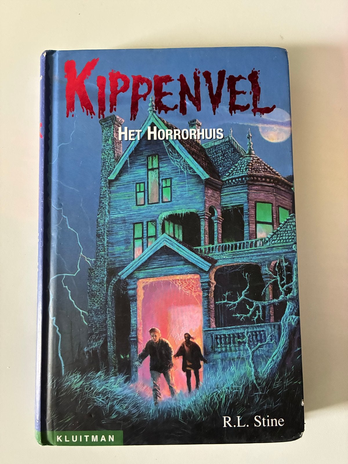 Kippenvel: Het Horrorhuis - R.L. Stine (Zo goed als nieuw), Ophalen of Verzenden, Zo goed als nieuw, Nederland