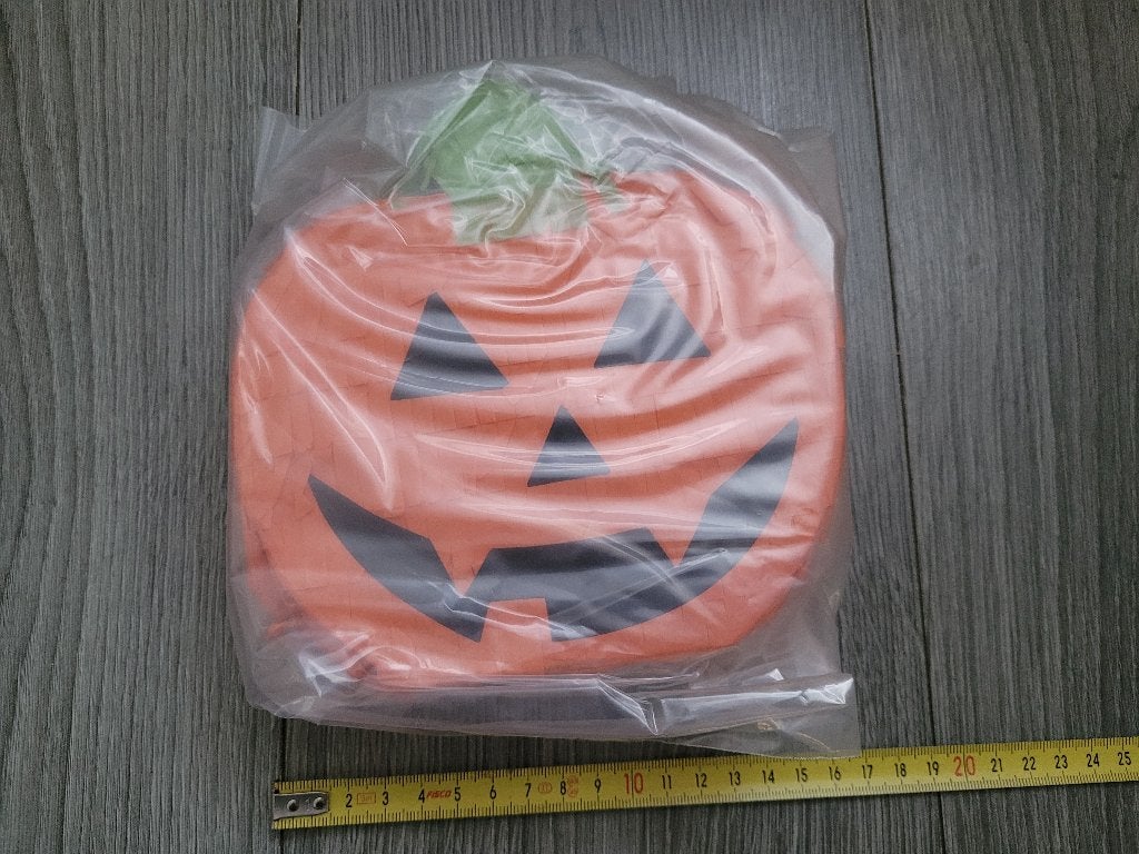 Mini herfst piñata pompoen 15 cm *nieuw* ~ TH9400, Ophalen of Verzenden, Nieuw, Versiering, Halloween of Griezel