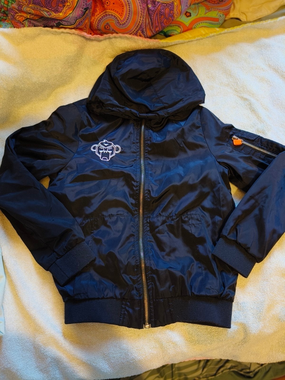 Blauwe Black Bananas Jack Maat 128, Kinderen en Baby's, Gebruikt, Jongen of Meisje, Ophalen of Verzenden, Jas