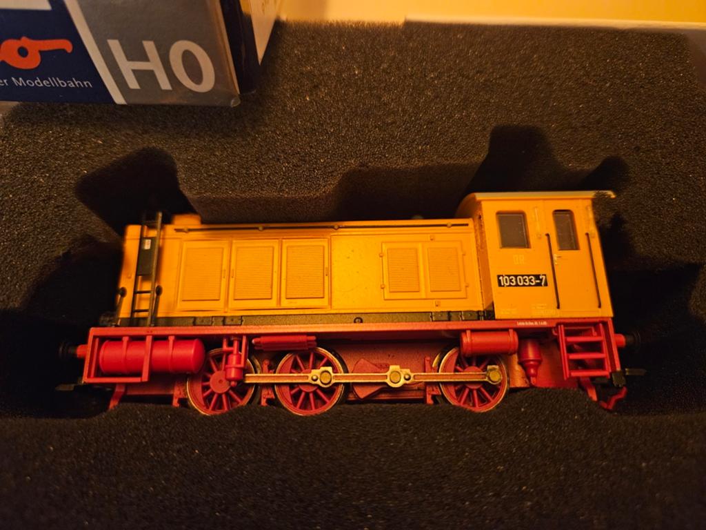 Roco 72997 DR 103 033-7 H0 Diesellocomotief Sound, Hobby en Vrije tijd, Modeltreinen | H0, Ophalen of Verzenden, Zo goed als nieuw