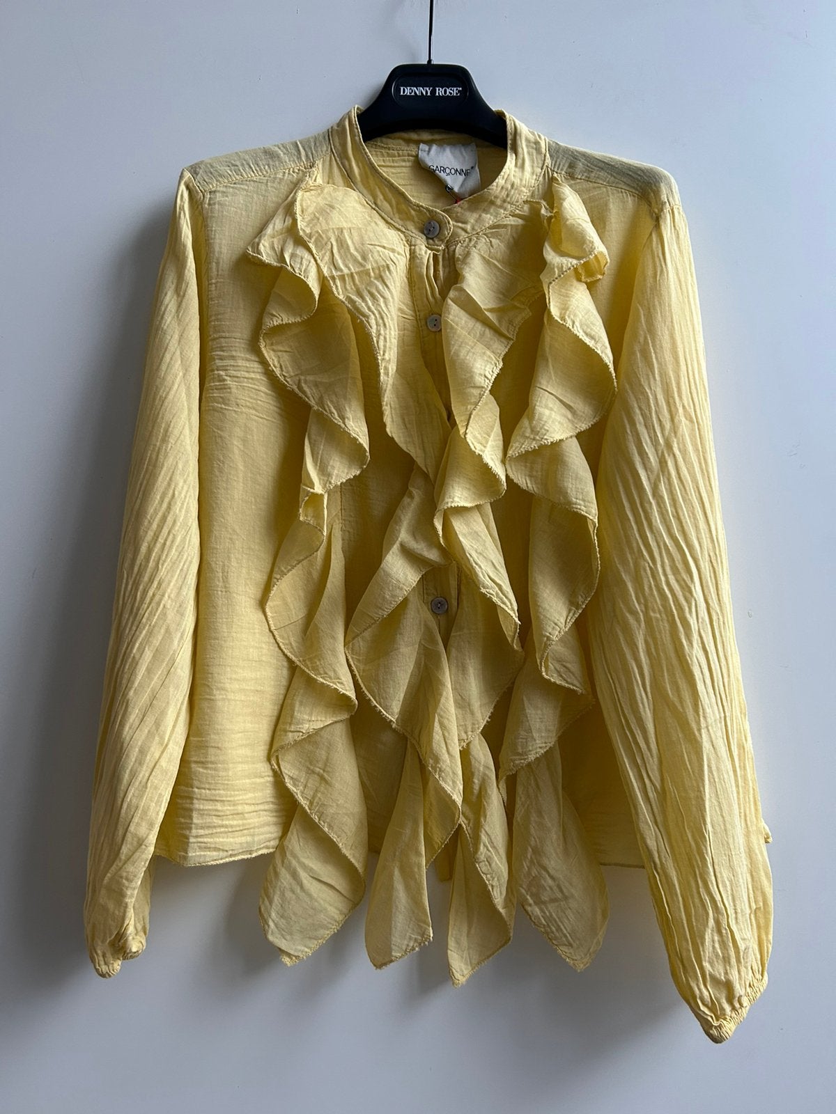 GARCONNE blouse met volants geel mt TU, Kleding | Dames, Blouses en Tunieken, Maat 38/40 (M), -, Verzenden, Parijs