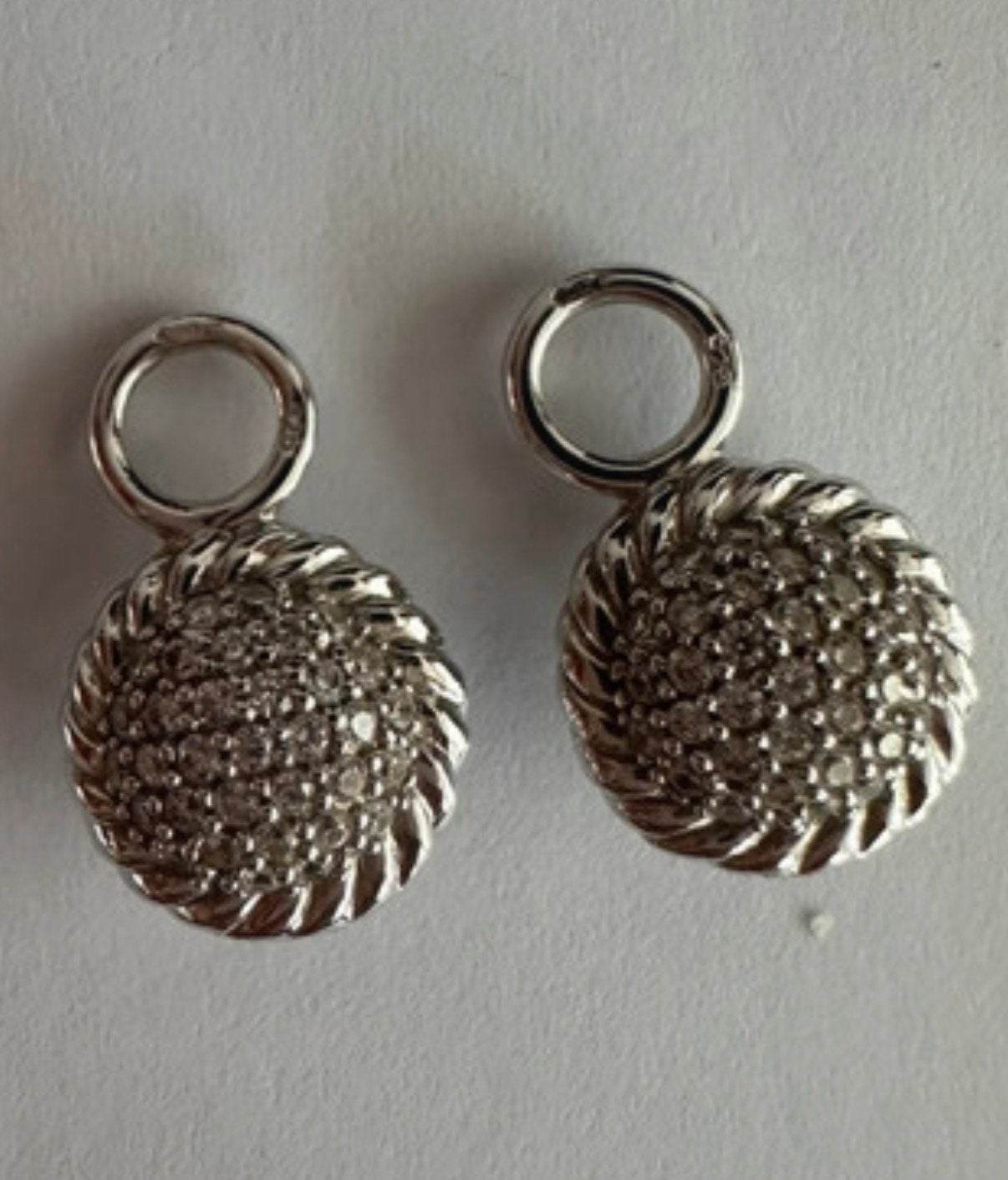 Ti Sento oorbedels aan 2 kanten te dragen, Verzenden, Zo goed als nieuw, Zilver, Overige merken