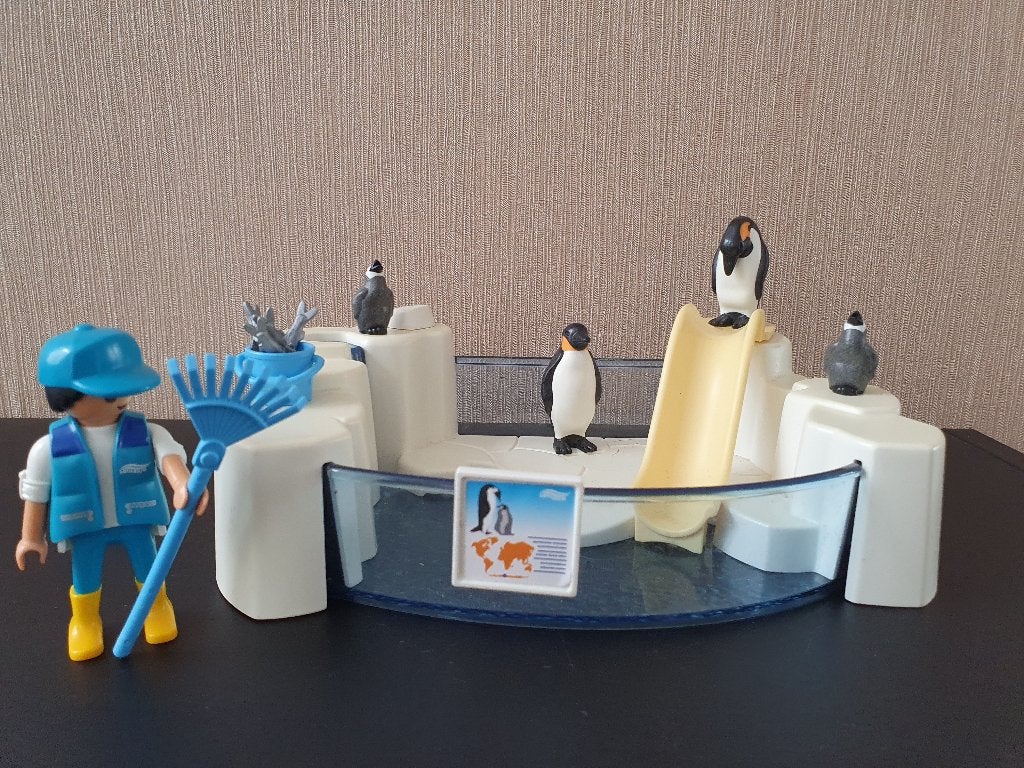 Playmobil 9062 Pinguïnverblijf met verzorger, Complete set, Overige typen, Zo goed als nieuw, Family fun