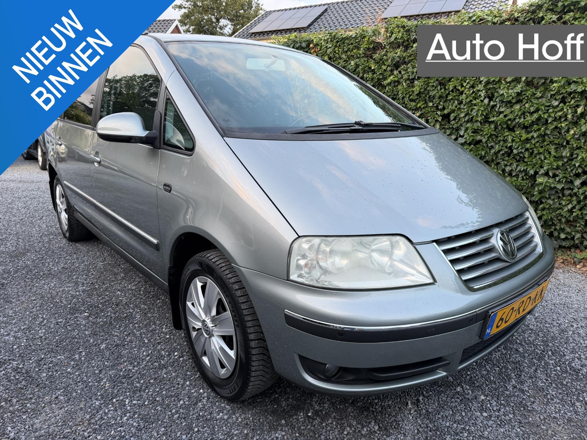Volkswagen Sharan 1.8 Turbo Comfortline | Autom. Airco | Cru, Auto's, Voorwielaandrijving, Gebruikt, Zwart, 4 cilinders