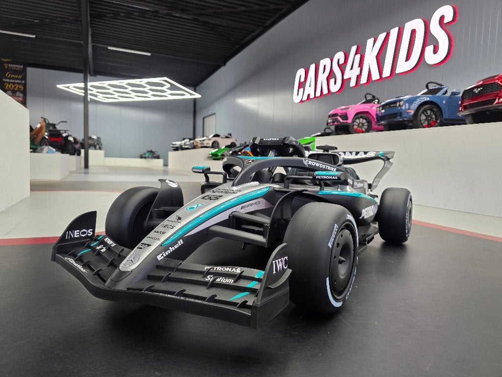 Formule 1 kinderauto Mercedes - 12 volt - leren zit - RC, Ophalen of Verzenden, Nieuw