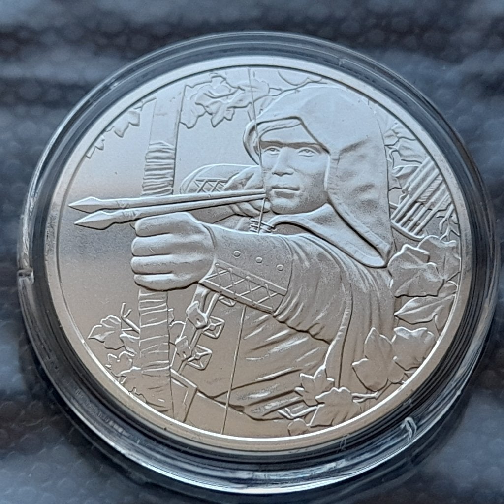 2019 Robin Hood 1 oz 825th Anniversary Austrian Mint, Ophalen of Verzenden, Oostenrijk, Losse munt, Zilver