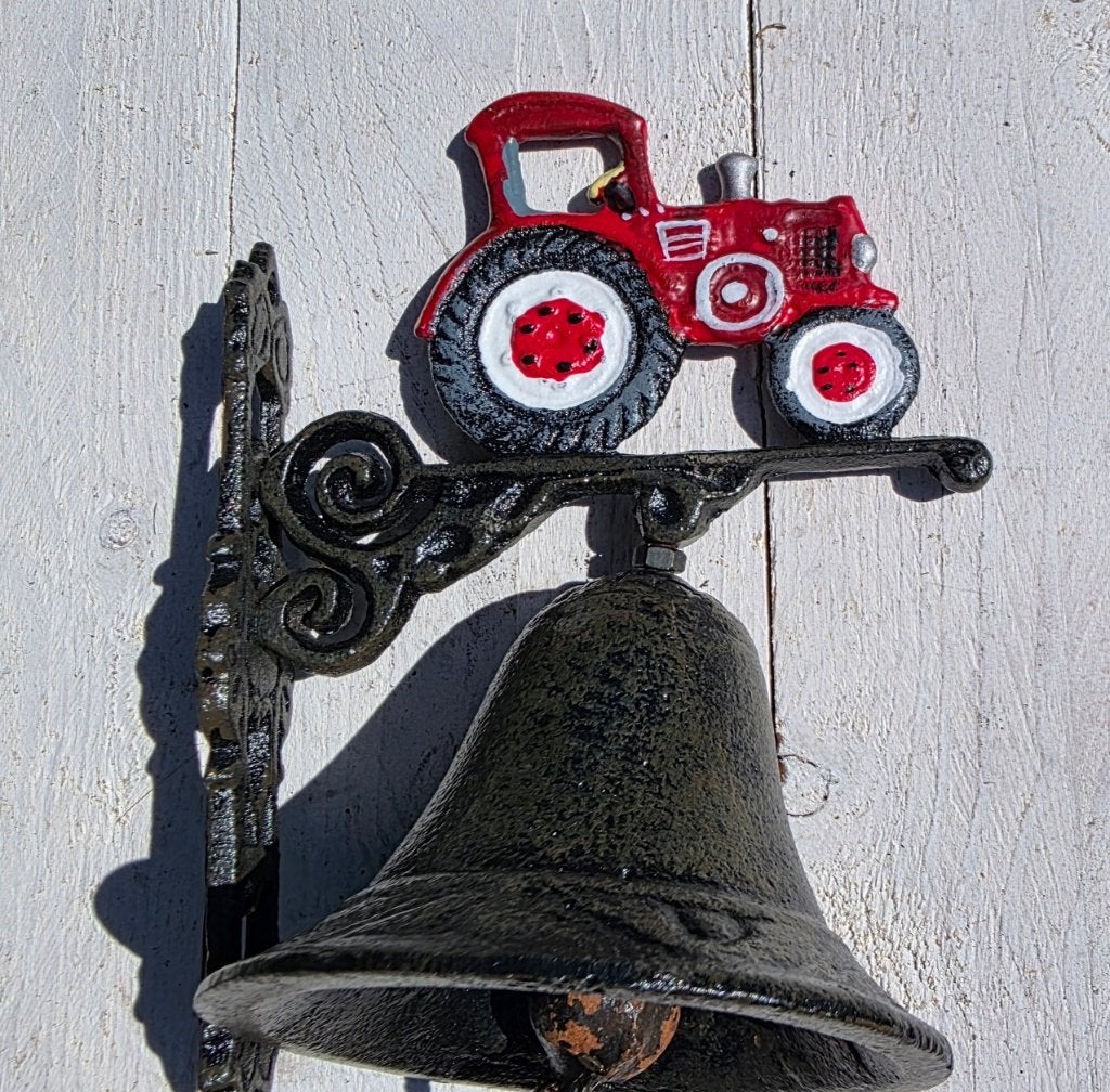TRACTOR / BEL / GIETIJZER, Nieuw, Info@huisentuindecoratiemarie.nl, Huis en tuin decoratie marie, Peize