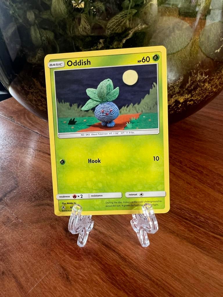 Pokémon Oddish 6/214 Unbroken Bonds - Asako Ito, Ophalen of Verzenden, Zo goed als nieuw, Losse kaart