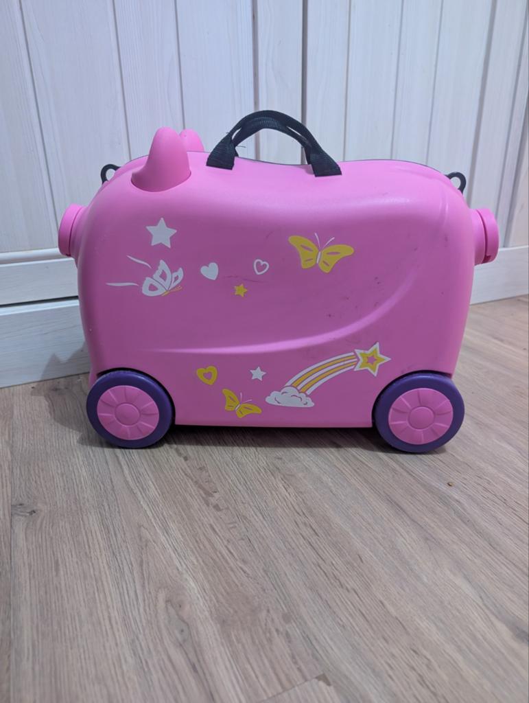 Trunki Ride-On Kinder Reiskoffer Roze, Ophalen, Minder dan 40 cm, Minder dan 35 cm, Minder dan 20 cm