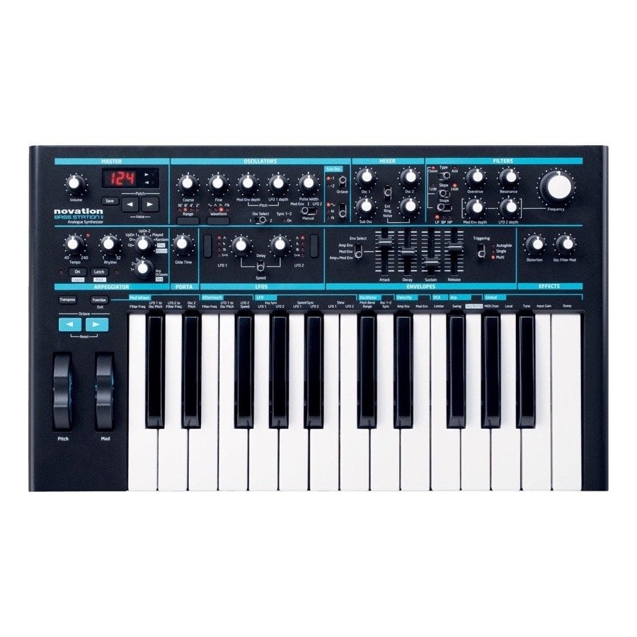 Novation Bass Station II Analoge Synthesizer SUPERPRIJS !!, Nieuw, Focusrite Audio Engineering Ltd, Customer.service@focusrite.com