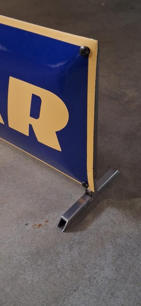 Nieuw emaille reclame bord Goodyear, Good Year banden., Reclamebord, ., Ophalen of Verzenden, Zo goed als nieuw