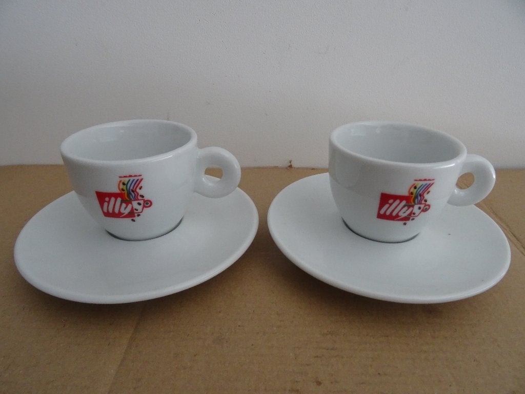Illy espresso koffie kopjes James Rosenquist design illy, Ophalen of Verzenden, Zo goed als nieuw, Gebruiksvoorwerp