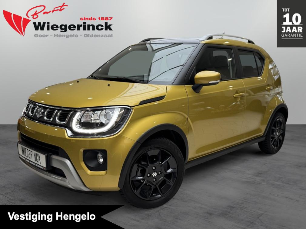 Suzuki Ignis 1.2 Smart Hybride Style [ CRUISE I NAVI I CLIMA, Auto's, Suzuki, Stof, Gebruikt, Zwart, 4 cilinders