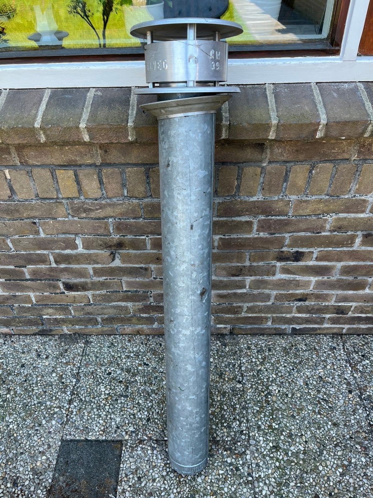 Afvoerpijp op dak, Doe-het-zelf en Verbouw, Buizen en Afvoer, Ophalen, Zo goed als nieuw, Minder dan 2 meter, 80 mm of meer