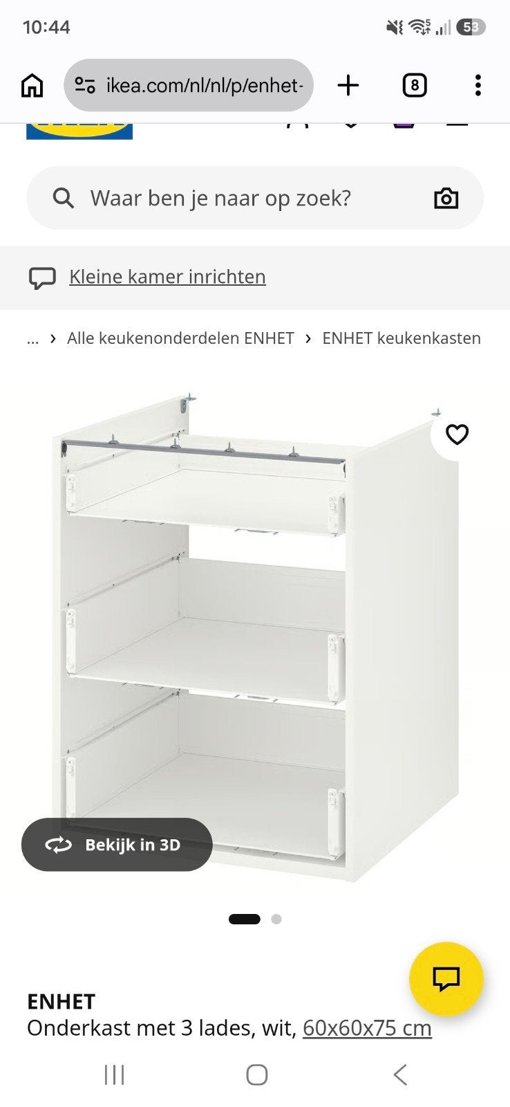 keukenladen kastje, Huis en Inrichting, Ophalen