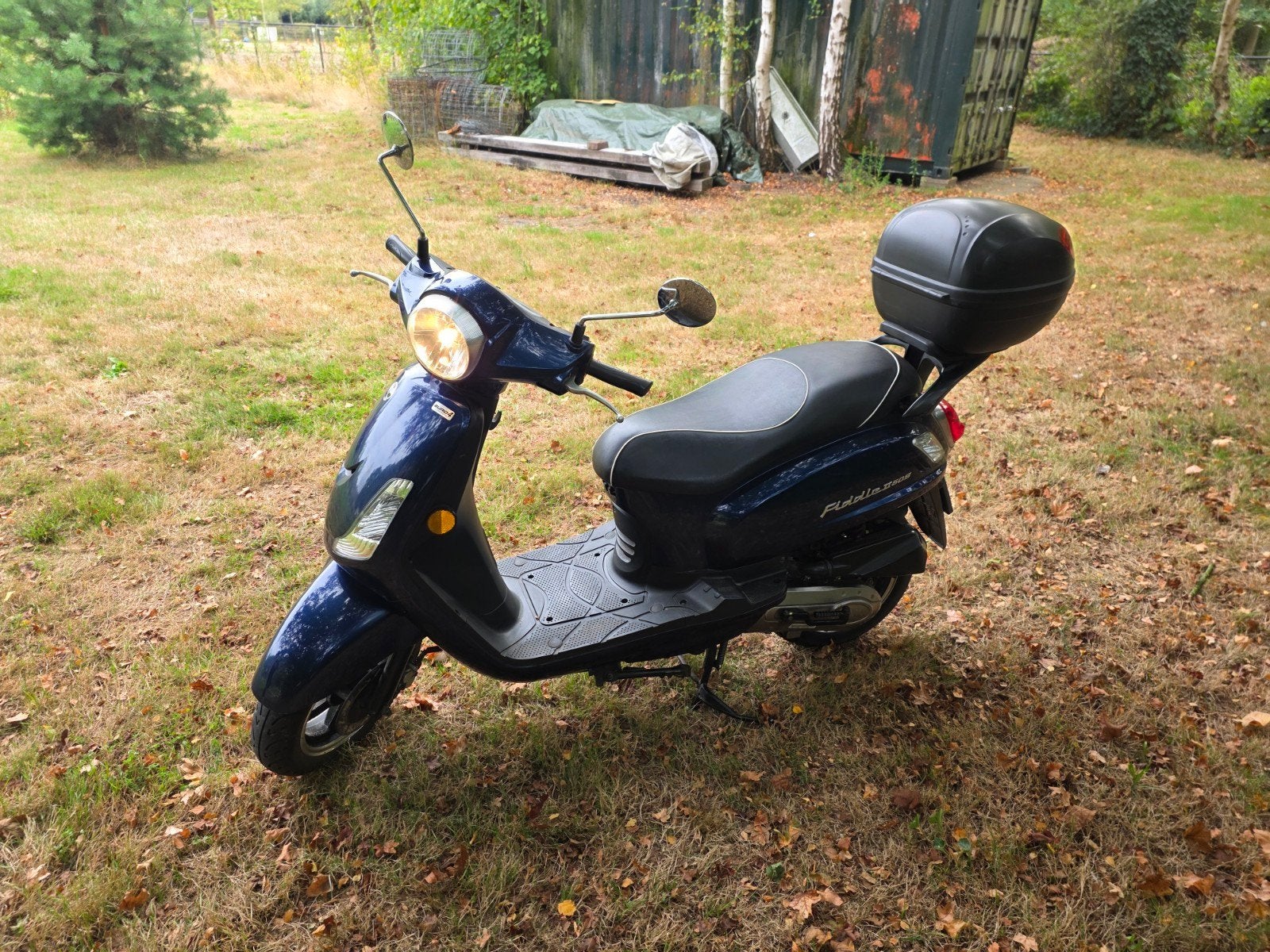 Sym Fiddle II 50S Scooter 2018- Blauw, Euro 4361km, Ophalen, Gebruikt, SYM, Benzine
