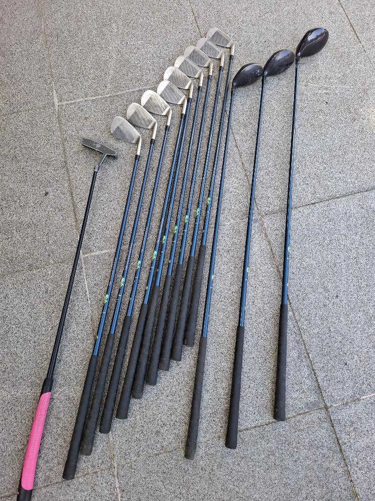 Apron golfset linkshandig, Ophalen, Zo goed als nieuw