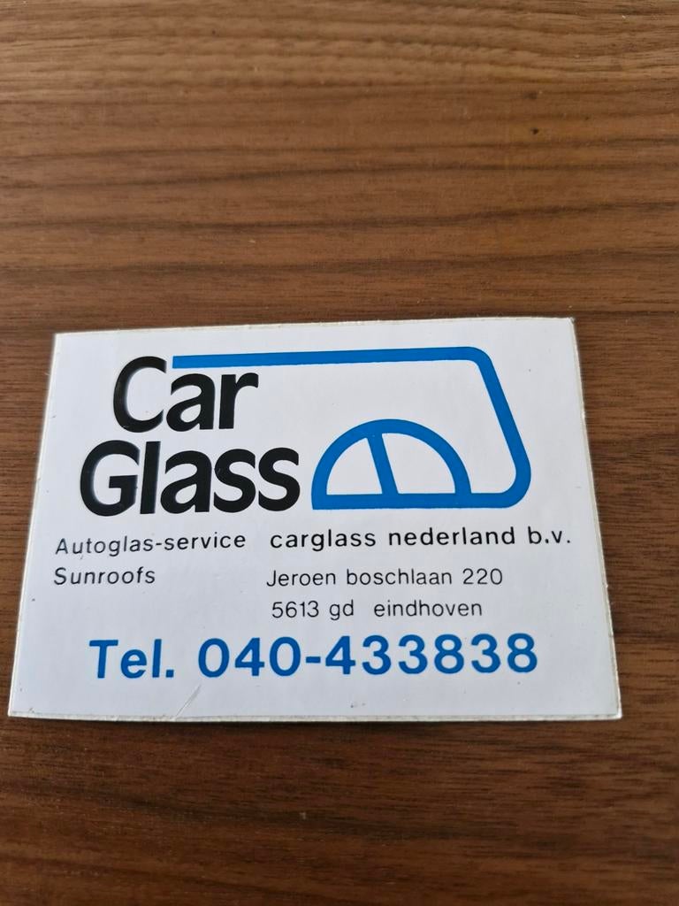 6308 Sticker Car Glass Eindhoven, Ophalen of Verzenden, Zo goed als nieuw