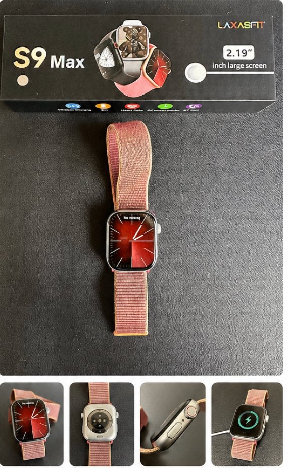 Smartwatch, Zwart, Nieuw, Ophalen of Verzenden, Android