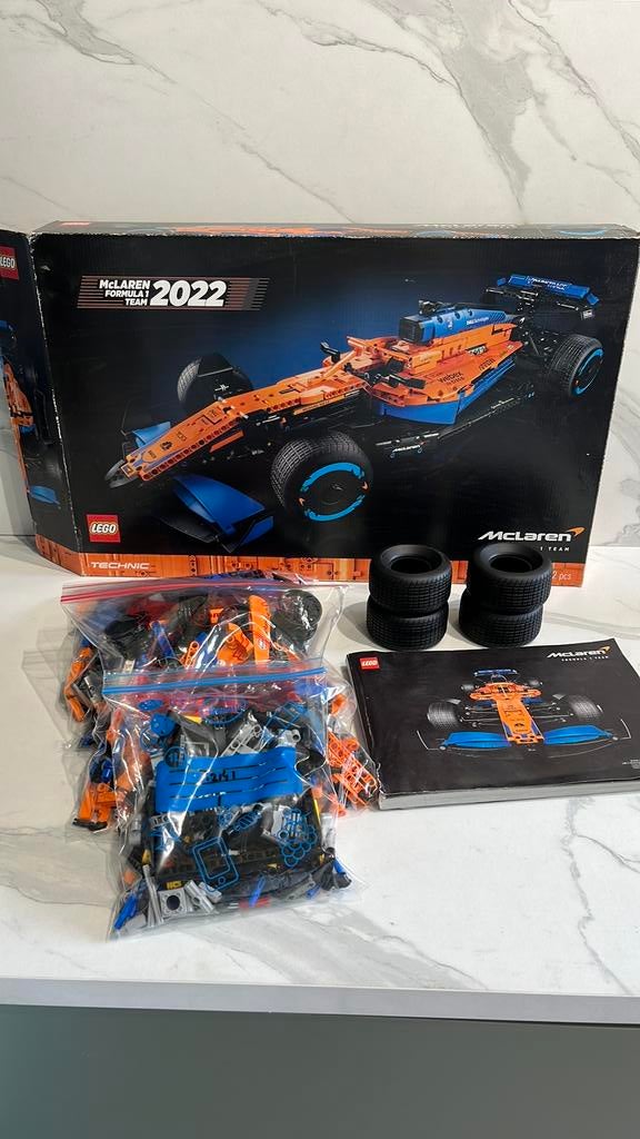 Lego technic 42141 McLaren Formula 1 team, Ophalen, Zo goed als nieuw, Complete set, Lego
