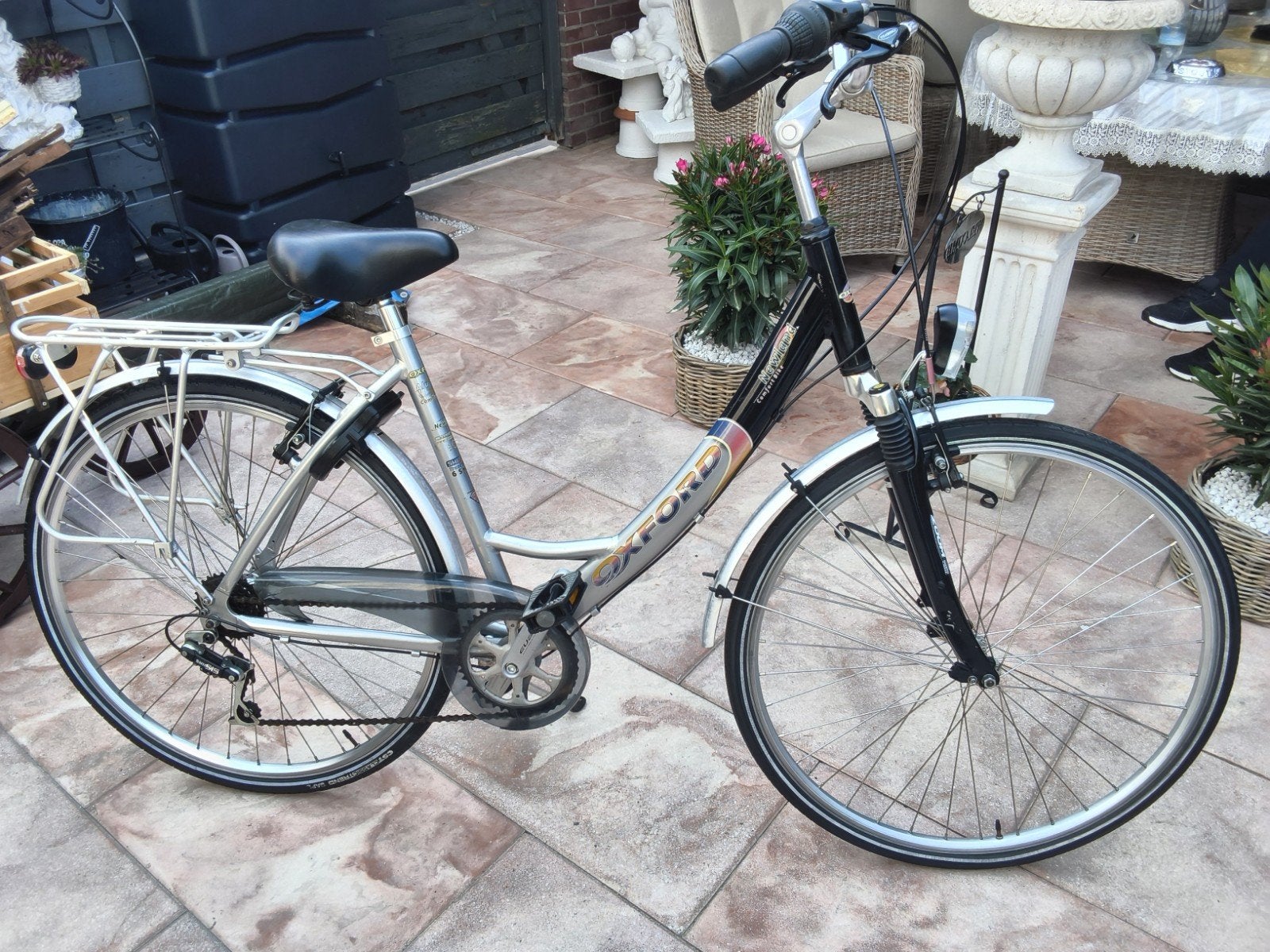 Oxford Comfort Bike Newland framehoogte 50cm met voorvering, Gebruikt, Velgrem, 47 tot 50 cm, Versnellingen