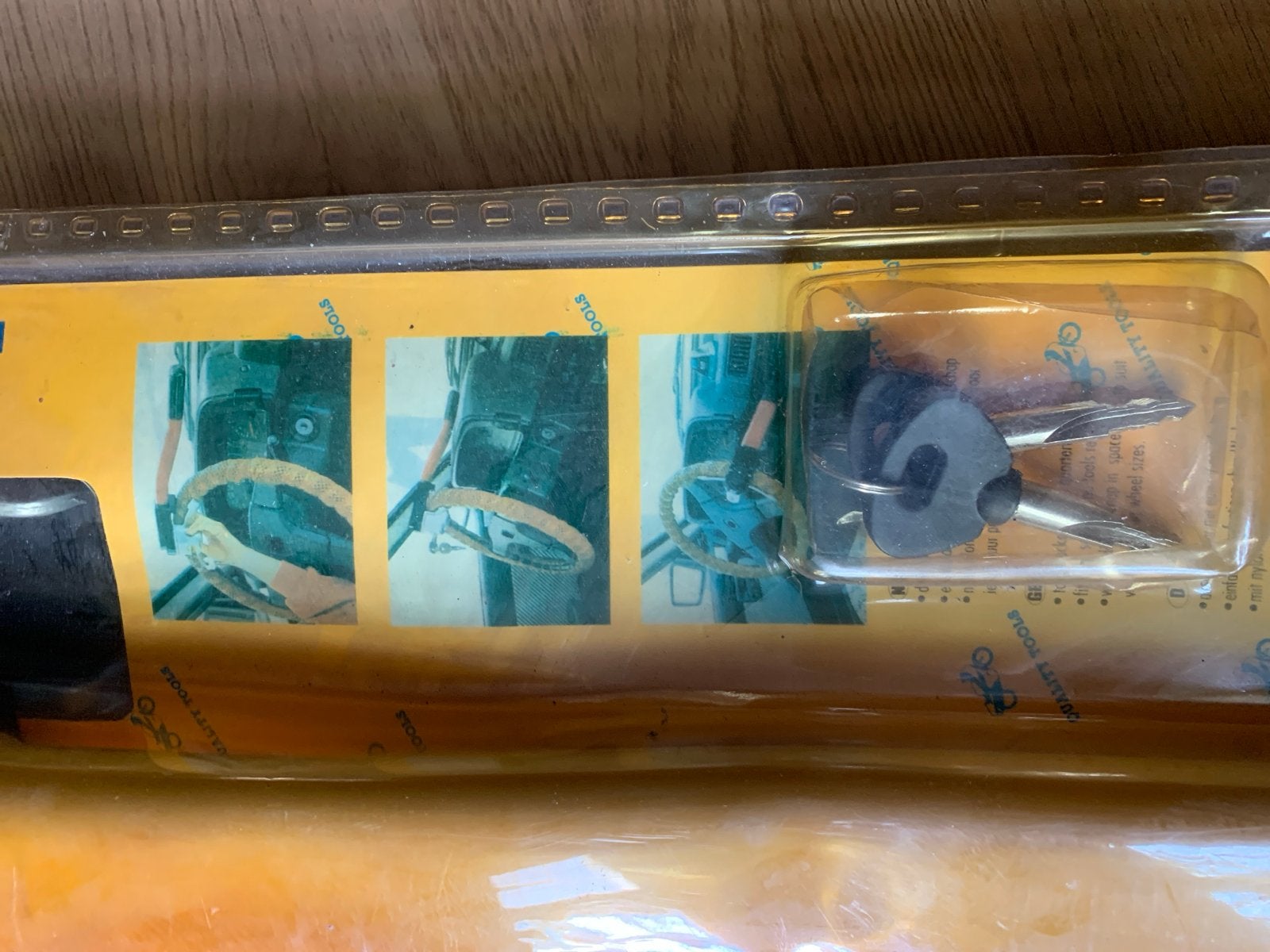 Nieuw stuurslot in verpakking - extra beveiliging auto, Ophalen of Verzenden, Nieuw