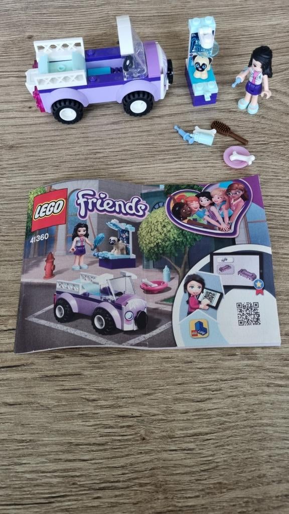 LEGO Friends 41360 Mobiele Dierenkliniek, Ophalen of Verzenden, Zo goed als nieuw, Overige typen