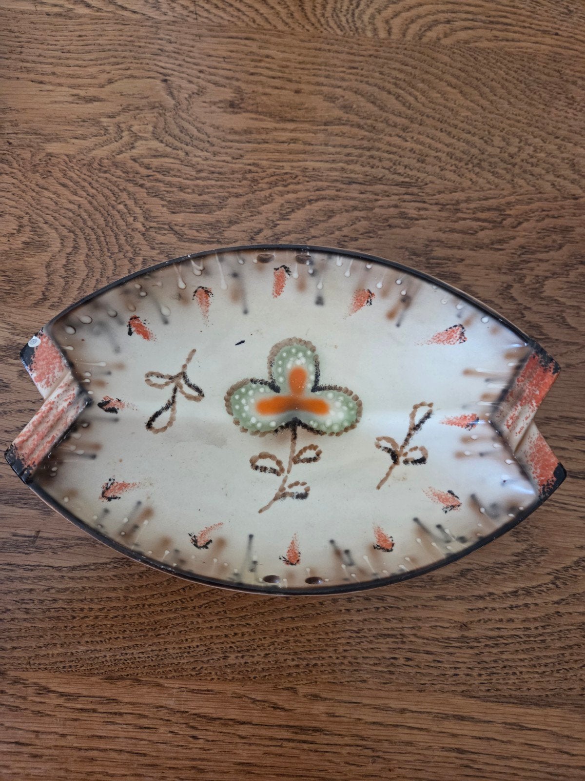 Vintage BIHL Czechoslovakia keramische serveerschaal / fruit, Ophalen