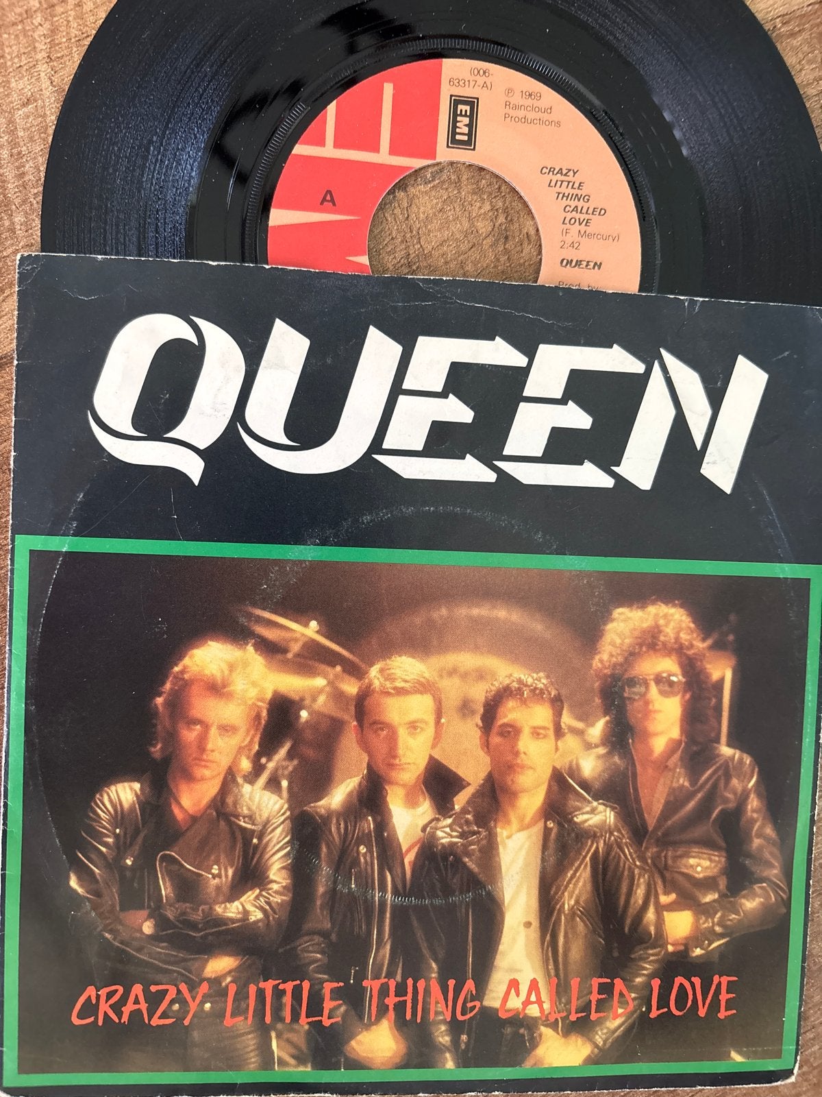 Queen - Crazy Little Thing Called Love 7 inch vinyl, Gebruikt, 7 inch, EP, Rock en Metal