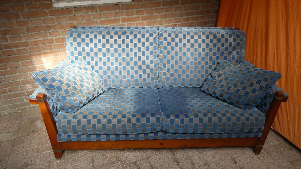 Bankje, 2-3 zitter, kersenhout, Ophalen, Gebruikt, 150 tot 200 cm, Tweepersoons