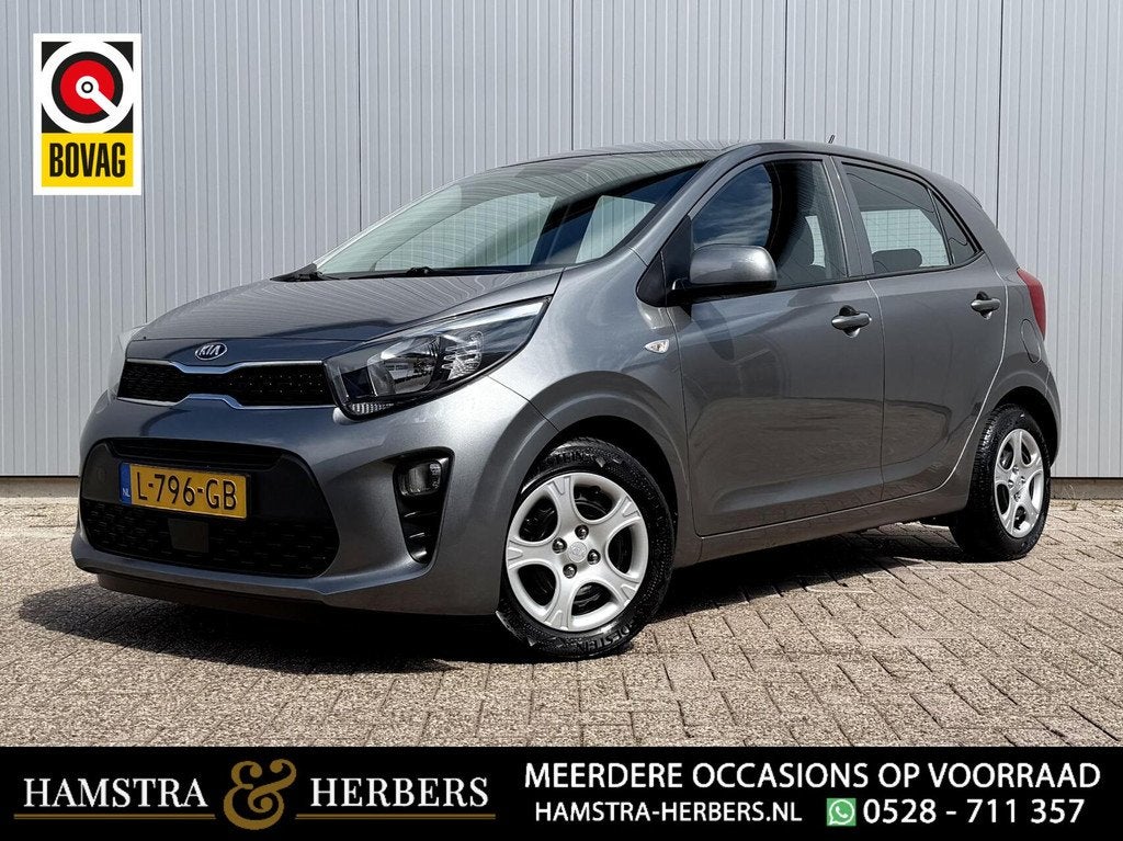 Kia Picanto 1.0 DPi ComfortLine antraciet, Start-stop-systeem, Gebruikt, 4 stoelen, Origineel Nederlands