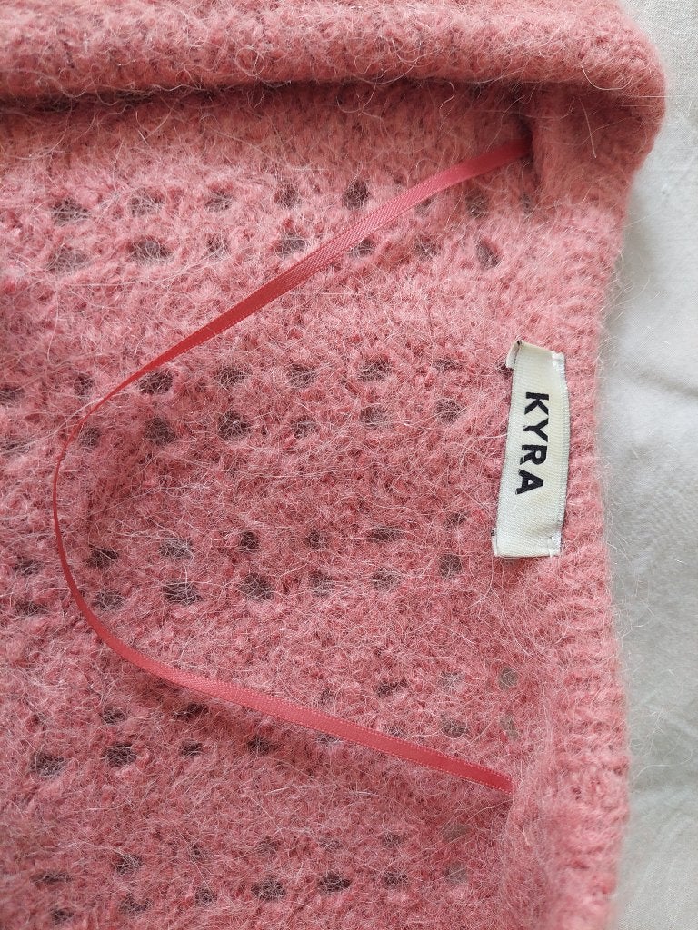 Wollen vest oud roze, Ophalen of Verzenden, Zo goed als nieuw, Maat 36 (S), Roze
