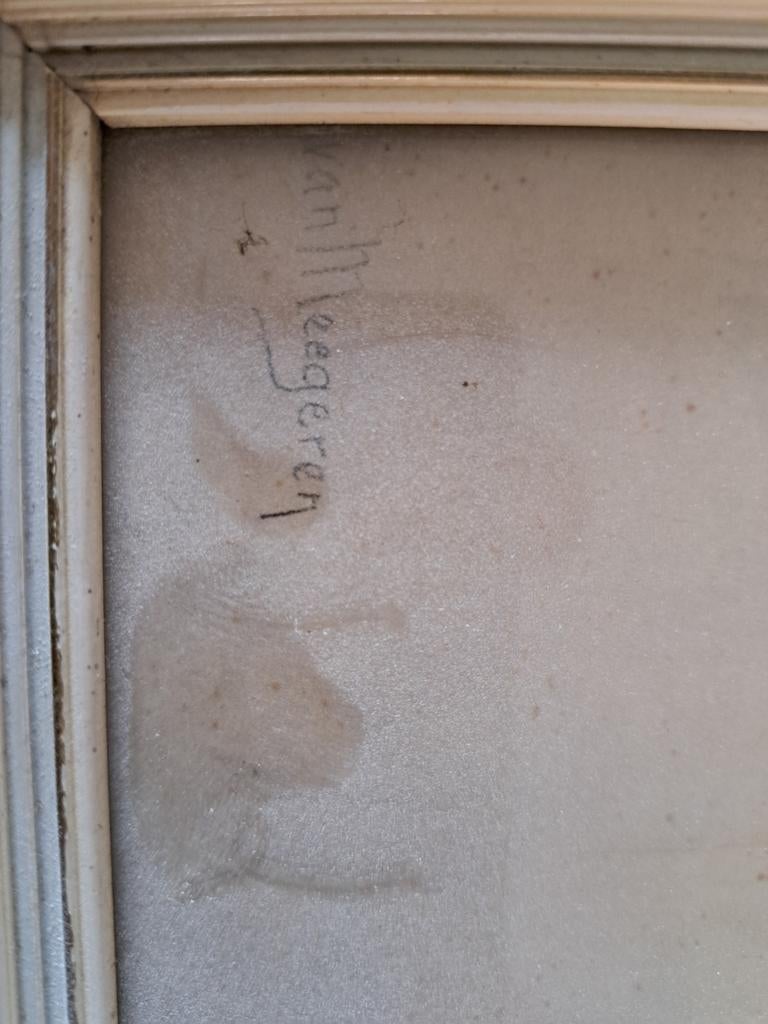 Tekening van Van Meegeren, hert met kalf, Ophalen