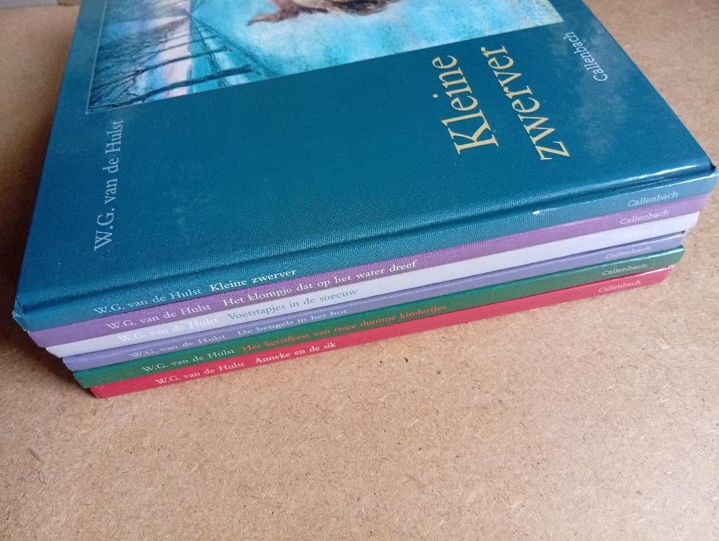 W.G.van de Hulst - set van zes boeken, Gelezen, Fictie algemeen, W.G. van de Hulst, Ophalen of Verzenden