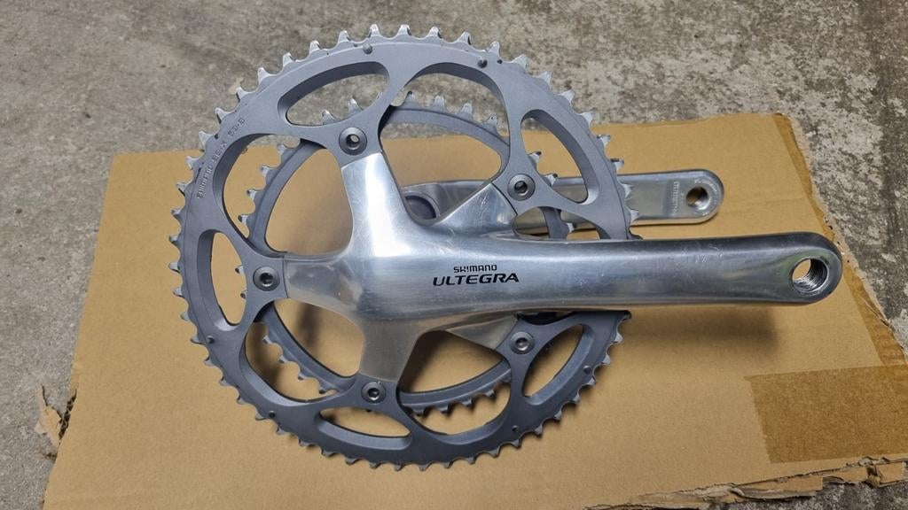 Shimano Crankstel Ultegra 53-39 10 speed, Crankstel of Pedalen, Gebruikt, Shimano Ultegra, Ophalen of Verzenden