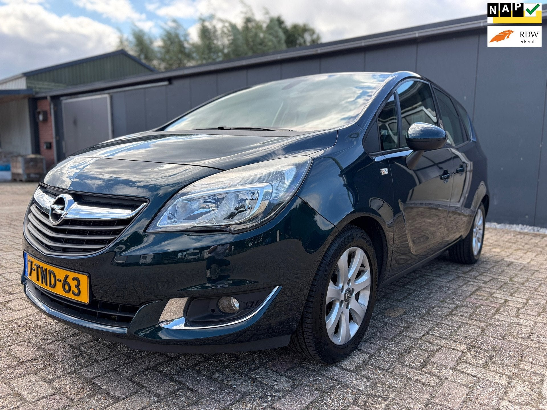Opel Meriva 1.4 Turbo Berlin 2e eigenaar/Airco/Cruise/Trekha, Auto's, Voorwielaandrijving, Stof, Gebruikt, 4 cilinders