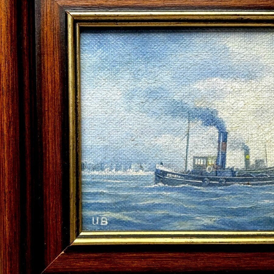Uilke Bleeker (1935-2015) - drie schilderijen, Antiek en Kunst, Maritiem / water, Nederlandse school, Doek, Ophalen of Verzenden