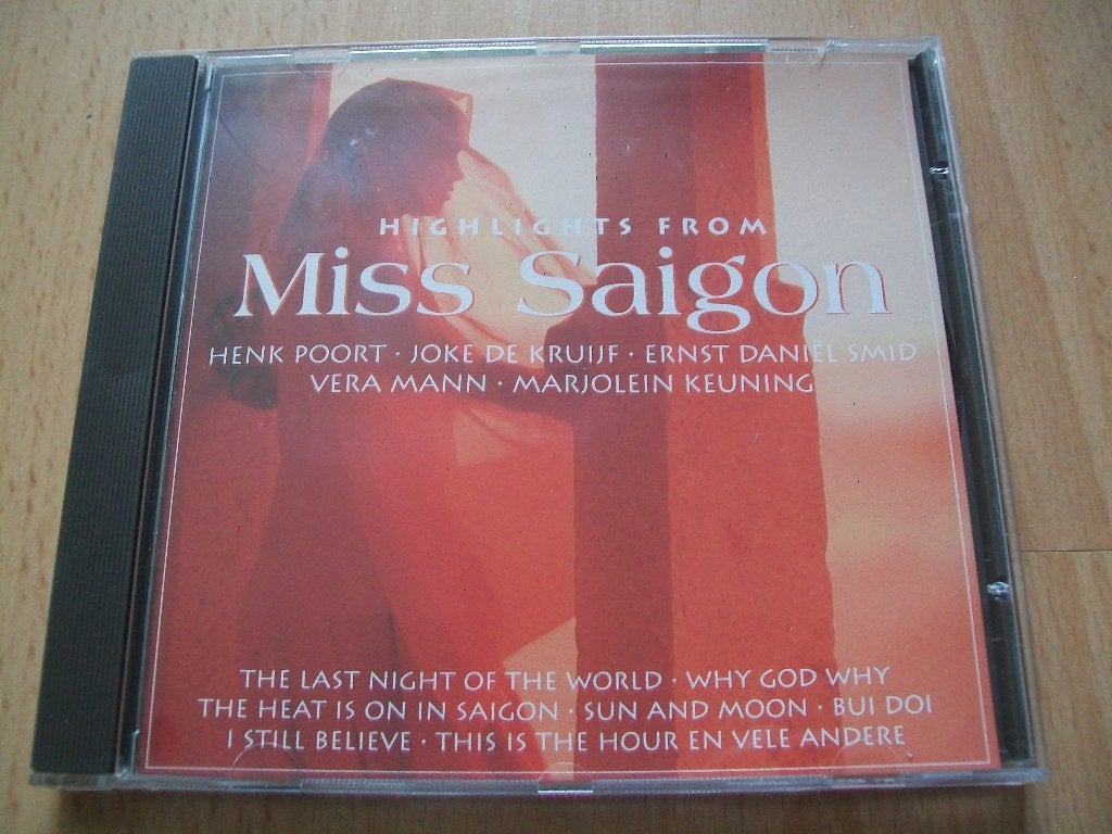 CD - Highlights from Miss Saigon - Nederlandse versie, Musical, Ophalen of Verzenden, Zo goed als nieuw