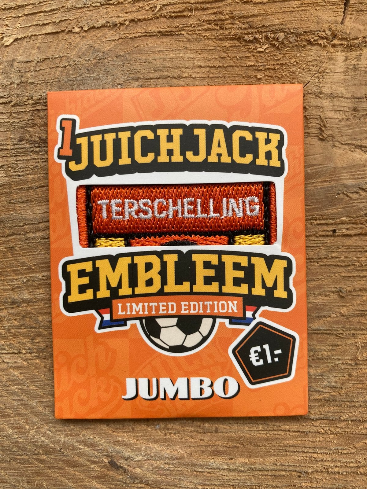 Terschelling Juichjack Embleem - Limited Edition Jumbo, Ophalen of Verzenden, Nieuw, Bedrijf of Vereniging