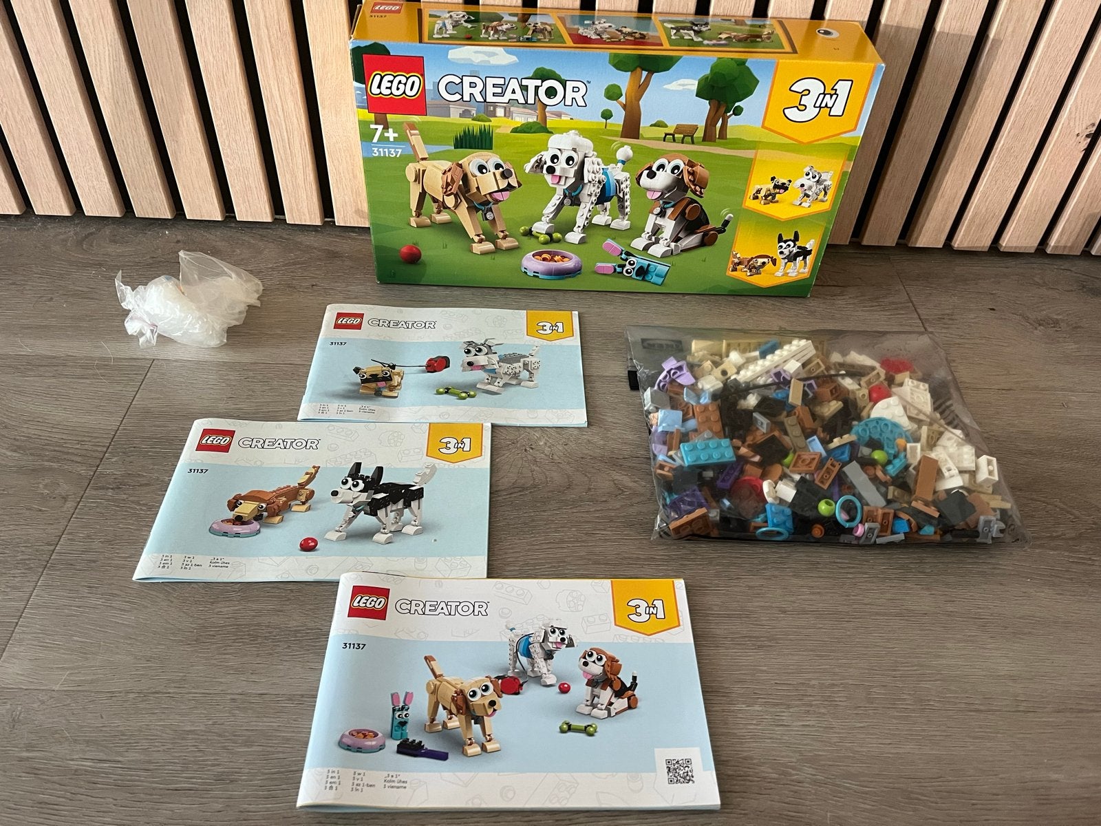 LEGO Creator 31137 Adorable Honden, Lego, Ophalen of Verzenden, Zo goed als nieuw, Compleet