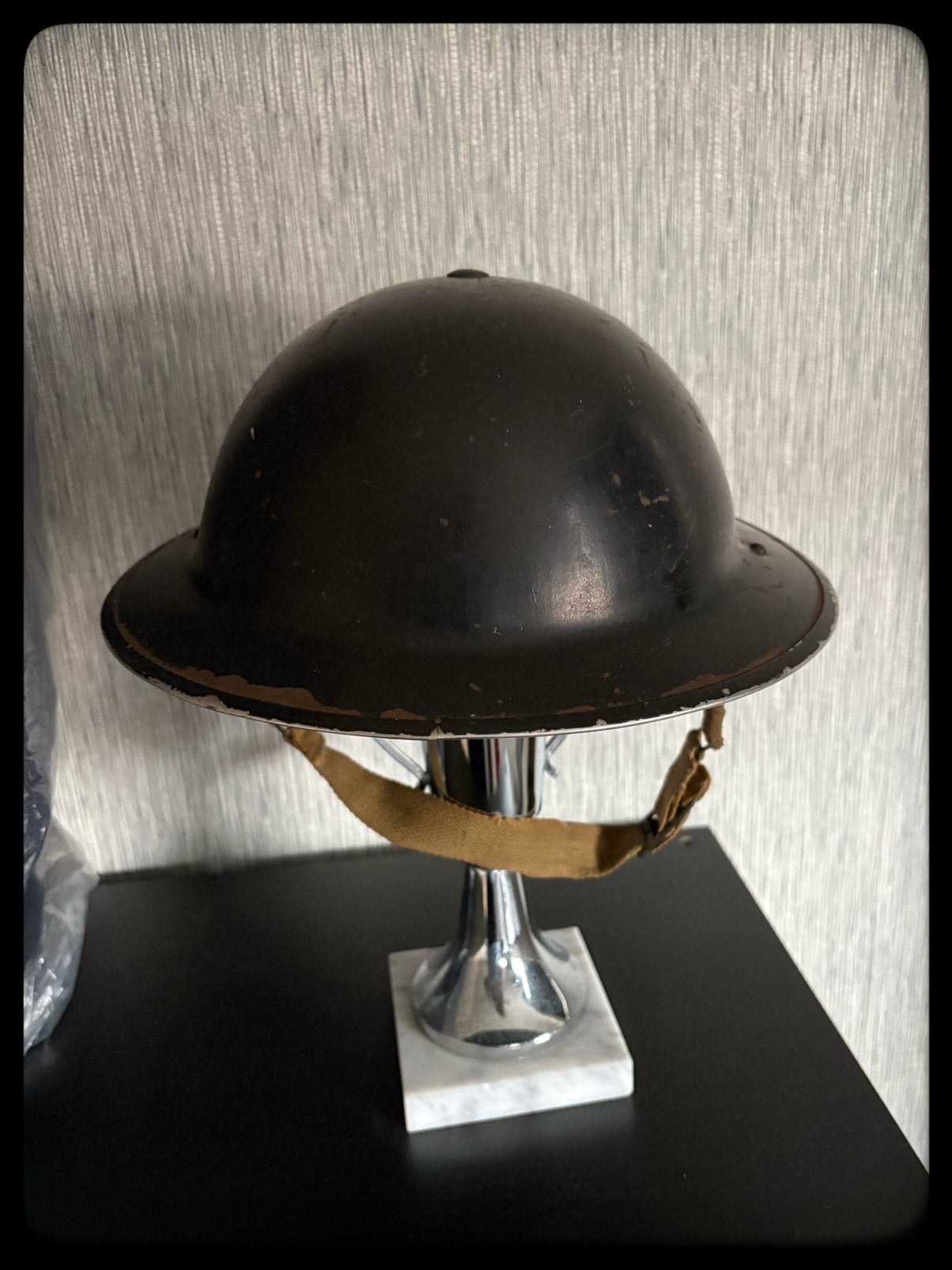 Brodie MK2 helm WW2-Origineel, Verzenden, Engeland, Helm of Baret