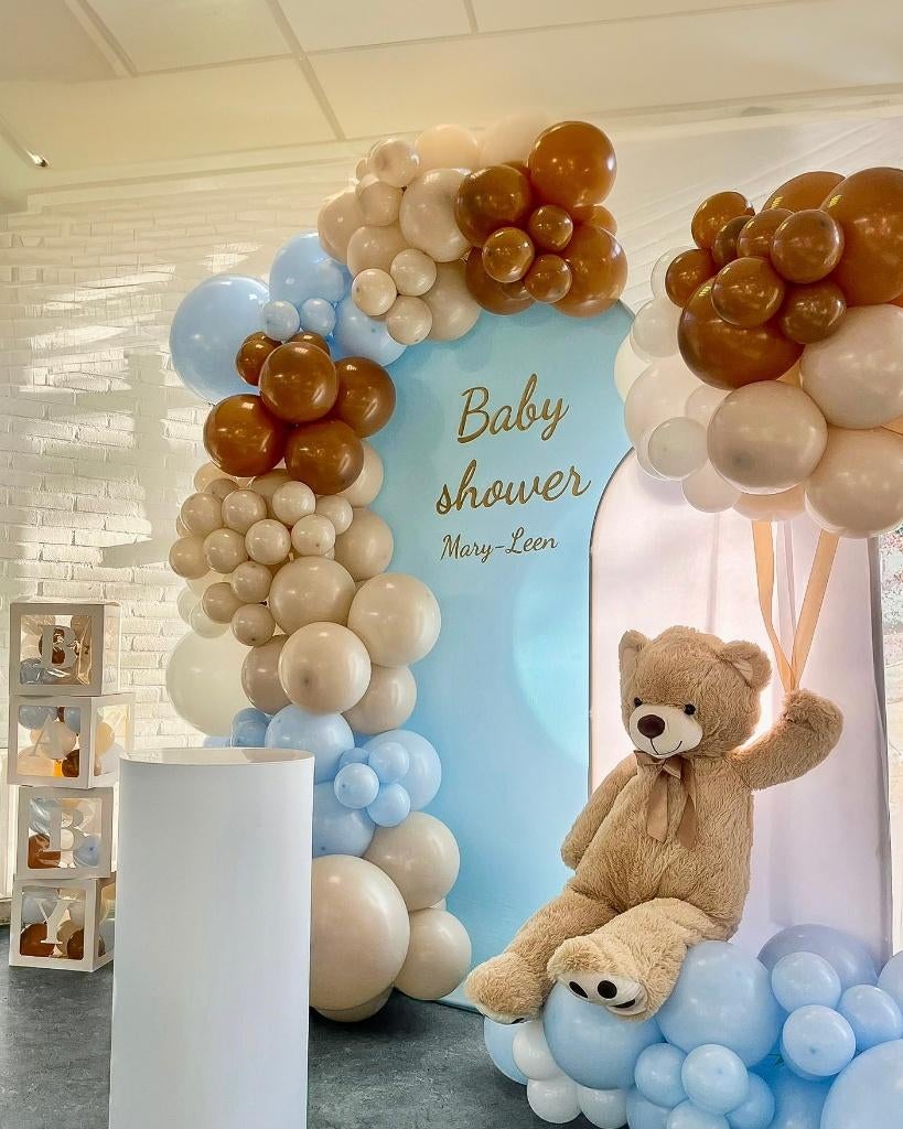 Gender reveal en Babyshower decoratie / Ballonnen Backdrop, Ophalen, Nieuw, Geboorte of Huwelijk