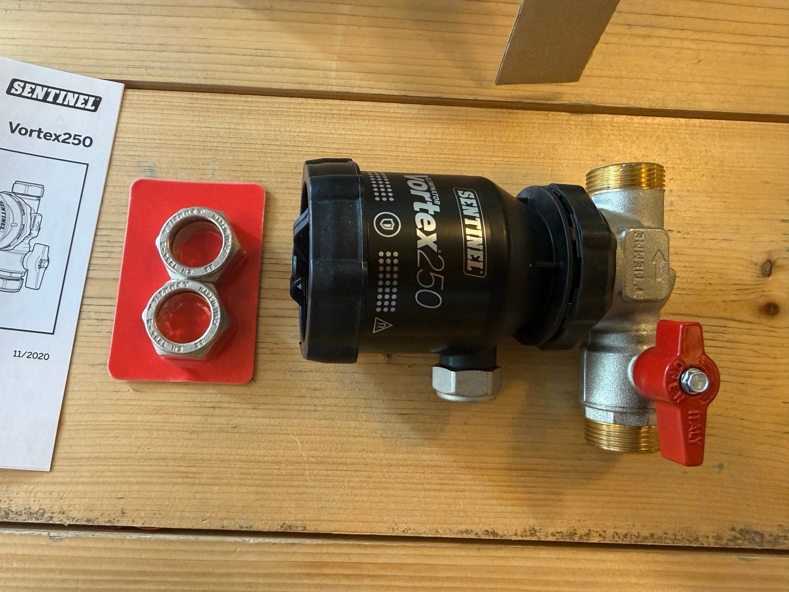 Vortex vuilfilter 22mm knel voor CV installaties, Ophalen of Verzenden, Nieuw, Overige typen