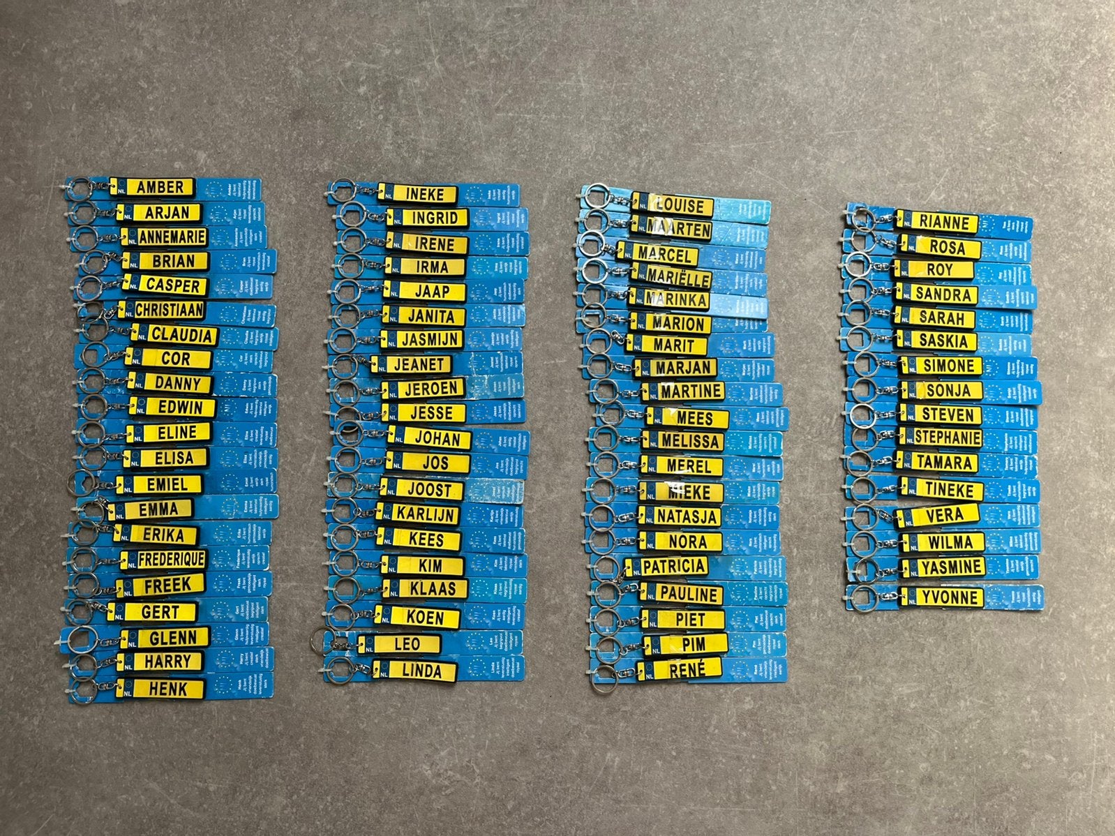 Nieuw: kenteken sleutelhangers met naam (NL), Ophalen of Verzenden, Nieuw, Transport