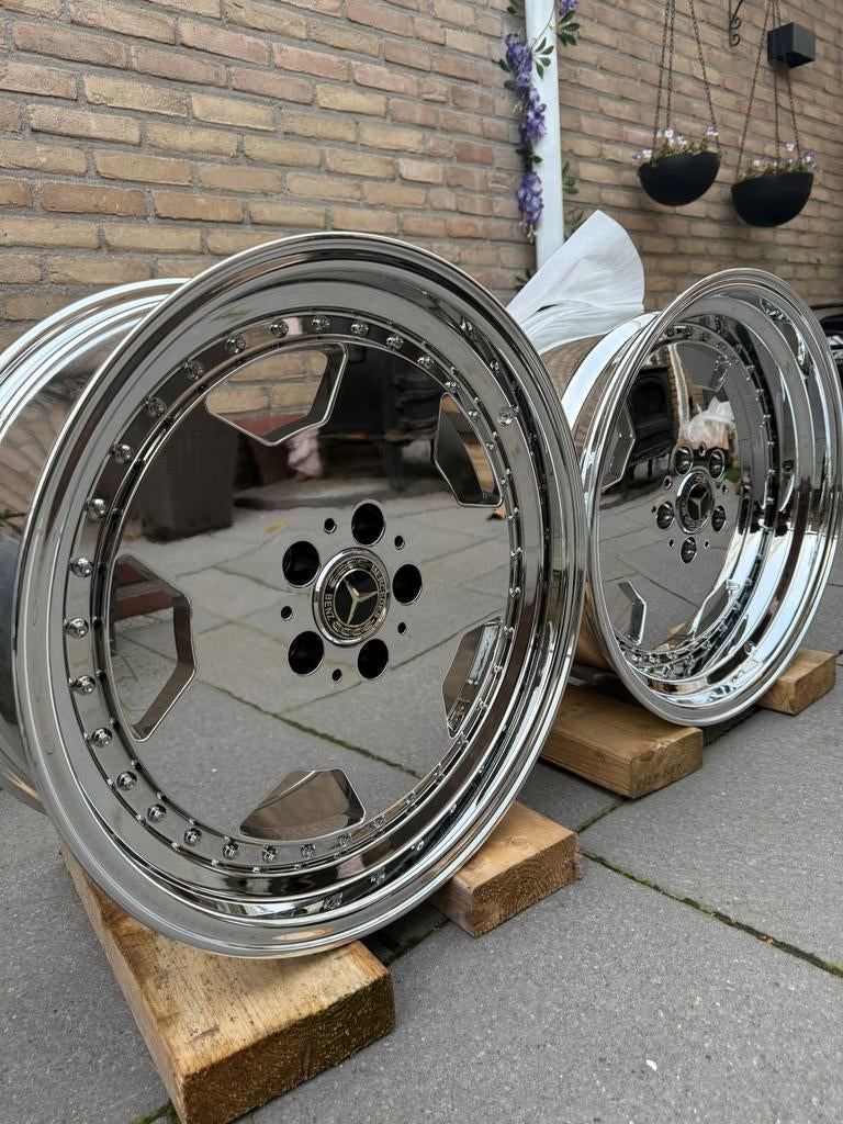 Set Velgen mercedes 17inch, Ophalen, 18 inch, Overige, Gebruikt