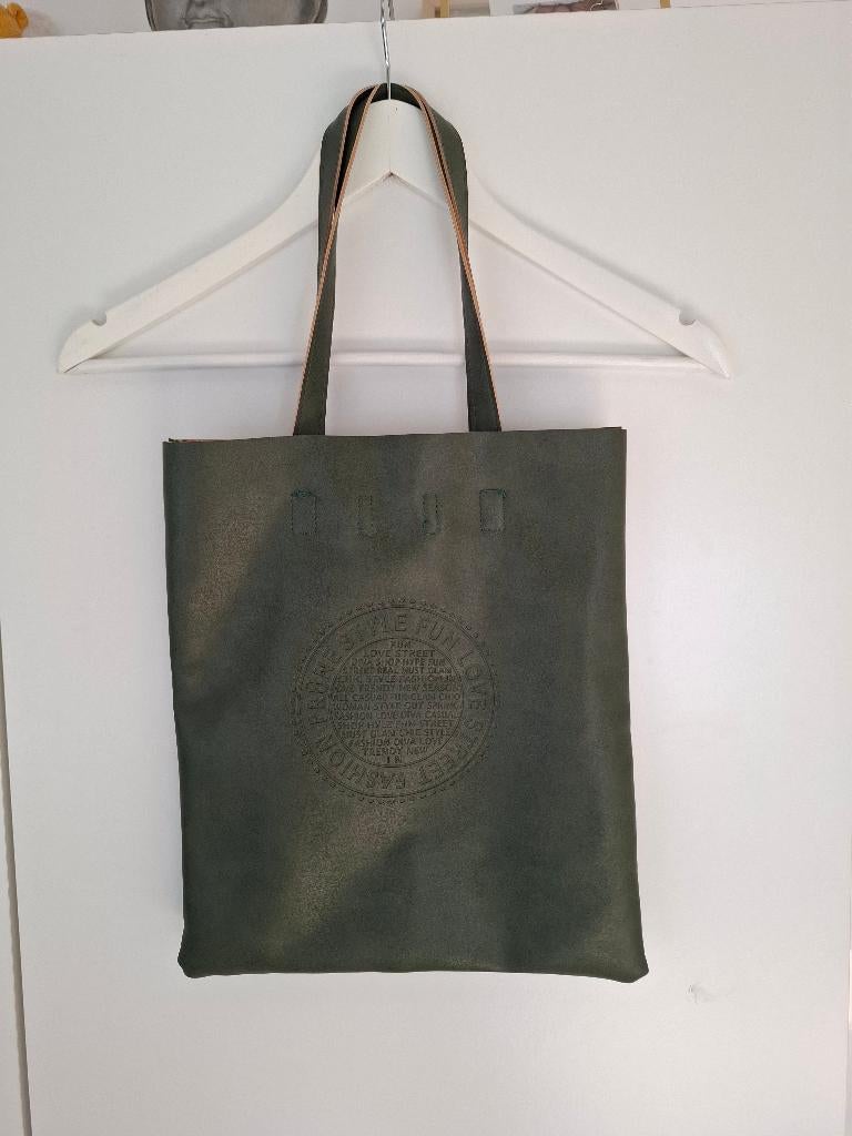 Leuke groene tas, Sieraden, Tassen en Uiterlijk, Tassen | Damestassen, Ophalen of Verzenden, Zo goed als nieuw, Groen, Overige typen
