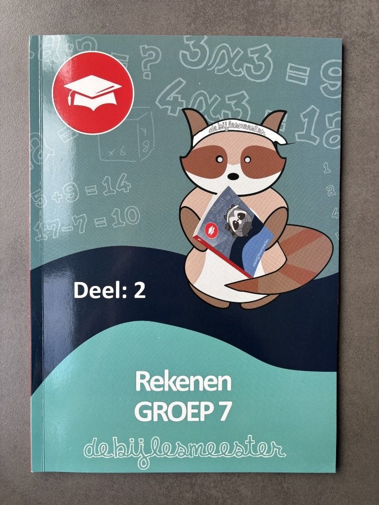 Rekenen Groep 7 deel 2 - de bijlesmeester, Overige vakken, Nieuw, Overige niveaus, De bijlesmeester