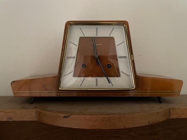 Retro klok, Antiek en Kunst, Ophalen of Verzenden