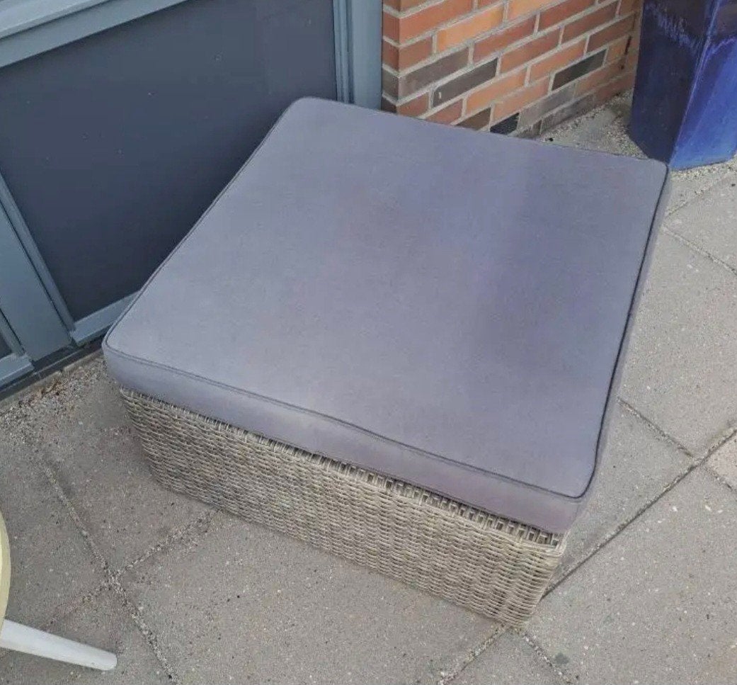 wicker grote poef, Ophalen, Zo goed als nieuw